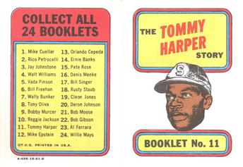1970 Topps - Booklets #11 Tommy Harper Front