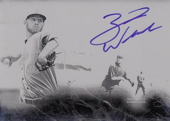 2014 Topps Tribute - Tribute to the Pastime Autographs Printing Plates Black #TPT-ZW Zack Wheeler Front