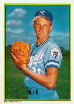 1986 Topps - 1986 All-Star Set Collector's Edition (Glossy Send-Ins) #27 Bret Saberhagen Front