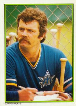 1986 Topps - 1986 All-Star Set Collector's Edition (Glossy Send-Ins) #48 Gorman Thomas Front