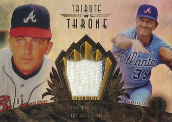 2014 Topps Tribute - Tribute to the Throne Relics #THRONE-PN Phil Niekro Front