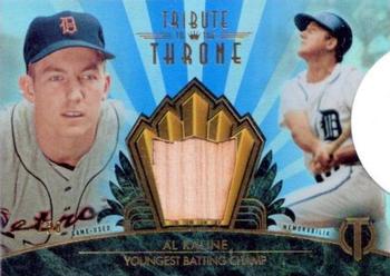 2014 Topps Tribute - Tribute to the Throne Relics Blue #THRONE-AK Al Kaline Front