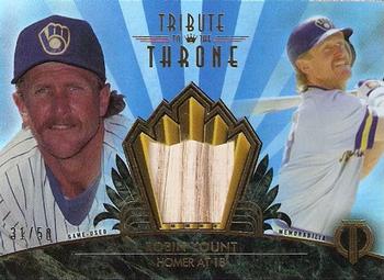 2014 Topps Tribute - Tribute to the Throne Relics Blue #THRONE-RY Robin Yount Front