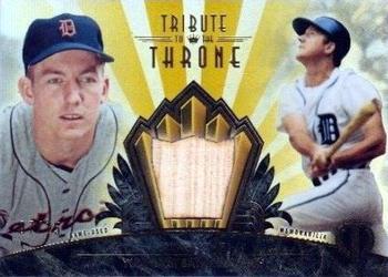 2014 Topps Tribute - Tribute to the Throne Relics Gold #THRONE-AK Al Kaline Front