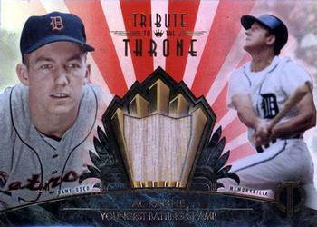 2014 Topps Tribute - Tribute to the Throne Relics Red #THRONE-AK Al Kaline Front