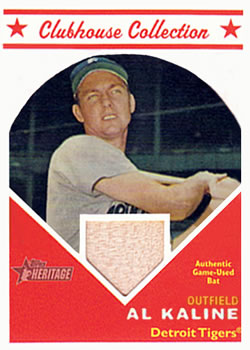 2008 Topps Heritage - Clubhouse Collection Relics #HCCAL Al Kaline Front