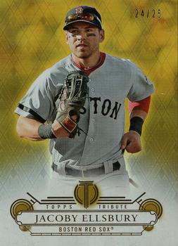 2014 Topps Tribute - Gold #86 Jacoby Ellsbury Front