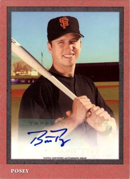 2014 Topps Turkey Red - Autographs #TRA-33 Buster Posey Front