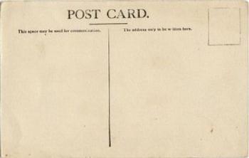 1910 PC796 Sepia Postcards #NNO Sam Crawford Back