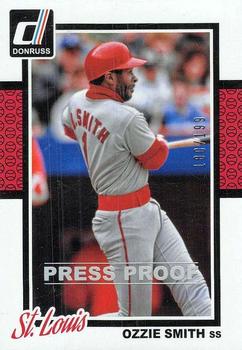 2014 Donruss - Press Proofs Silver #189 Ozzie Smith Front