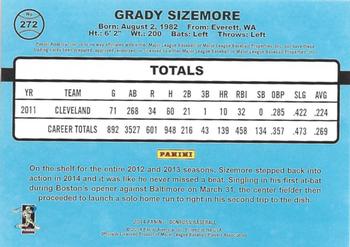 2014 Donruss - Press Proofs Silver #272 Grady Sizemore Back
