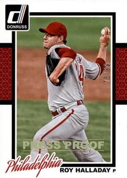 2014 Donruss - Press Proofs Gold #94 Roy Halladay Front