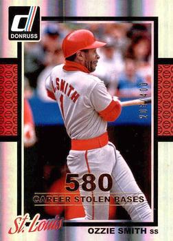 2014 Donruss - Stat Line Career #189 Ozzie Smith Front
