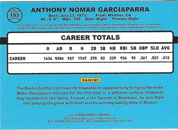 2014 Donruss - Stat Line Career #193 Nomar Garciaparra Back