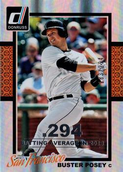 2014 Donruss - Stat Line Season #331 Buster Posey Front