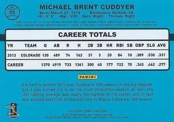 2014 Donruss - Stat Line Season #55 Michael Cuddyer Back