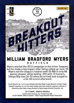 2014 Donruss - Breakout Hitters #10 Wil Myers Back