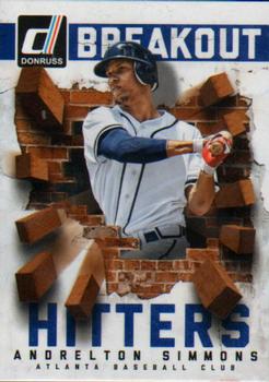 2014 Donruss - Breakout Hitters #26 Andrelton Simmons Front