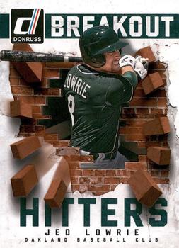 2014 Donruss - Breakout Hitters #34 Jed Lowrie Front