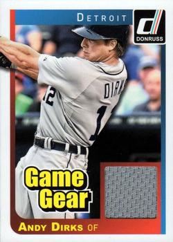 2014 Donruss - Game Gear #11 Andy Dirks Front