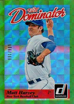 2014 Donruss - Elite Dominator Series 1 #6 Matt Harvey Front