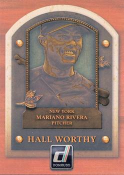 2014 Donruss - Hall Worthy #1 Mariano Rivera Front