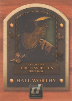2014 Donruss - Hall Worthy #8 Todd Helton Front