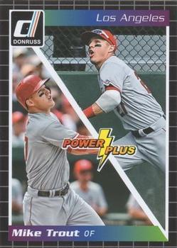 2014 Donruss - Power Plus #1 Mike Trout Front