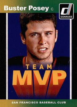 2014 Donruss - Team MVPs #1 Buster Posey Front