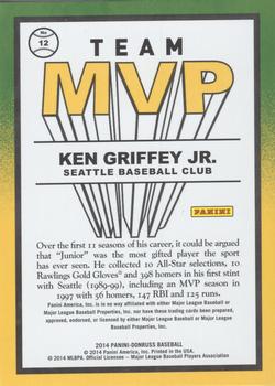 2014 Donruss - Team MVPs #12 Ken Griffey Jr. Back