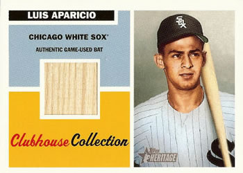 2005 Topps Heritage - Clubhouse Collection Relics #CCR-LA Luis Aparicio Front