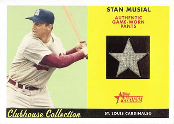 2007 Topps Heritage - Clubhouse Collection Relics #CC-SM Stan Musial Front
