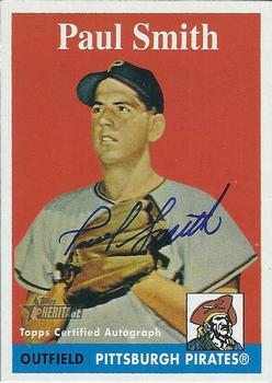 2007 Topps Heritage - Real One Autographs #ROA-PS Paul Smith Front