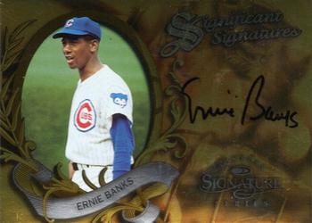1997 Donruss Signature Series - Significant Signatures #NNO Ernie Banks Front