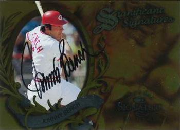 1997 Donruss Signature Series - Significant Signatures #NNO Johnny Bench Front