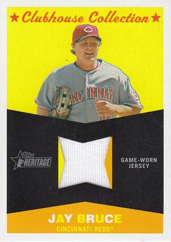 2009 Topps Heritage - Clubhouse Collection Relics #CC-JAB Jay Bruce Front