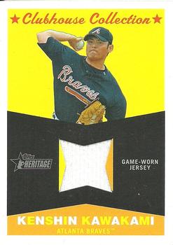 2009 Topps Heritage - Clubhouse Collection Relics #CC-KK Kenshin Kawakami Front