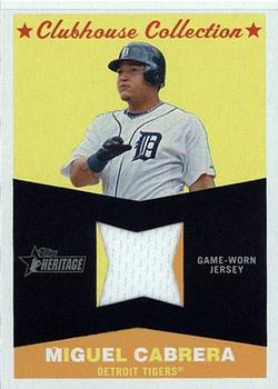 2009 Topps Heritage - Clubhouse Collection Relics #CC-MIC Miguel Cabrera Front