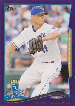 2014 Topps - Purple #167 Jeremy Guthrie Front