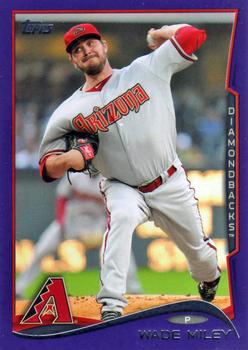 2014 Topps - Purple #170 Wade Miley Front