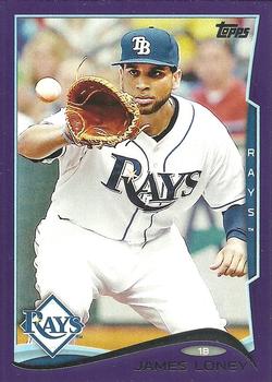 2014 Topps - Purple #328 James Loney Front