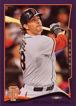 2014 Topps - Purple #569 Mike Morse Front