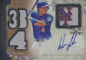 2014 Topps Triple Threads #108 Wilmer Flores Front
