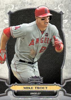 2014 Topps Triple Threads #1 Mike Trout Front