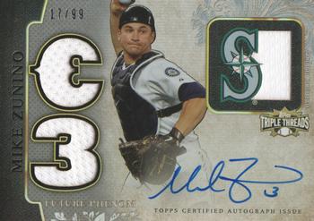 2014 Topps Triple Threads #138 Mike Zunino Front