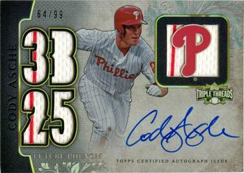 2014 Topps Triple Threads #139 Cody Asche Front