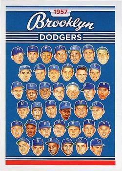 2011 Ronnie Joyner Commemorative 1957 Brooklyn Dodgers #1 1957 Brooklyn Dodgers Front