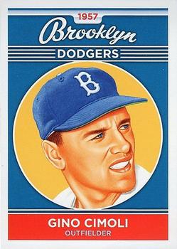 2011 Ronnie Joyner Commemorative 1957 Brooklyn Dodgers #2 Gino Cimoli Front