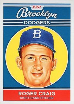 2011 Ronnie Joyner Commemorative 1957 Brooklyn Dodgers #3 Roger Craig Front