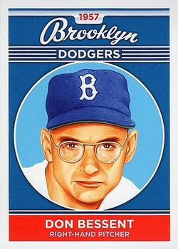 2011 Ronnie Joyner Commemorative 1957 Brooklyn Dodgers #5 Don Bessent Front
